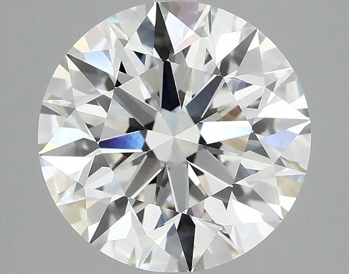 3.08 Carat Round Shaped Excellent Cut VS1 IGI Certified Lab Grown Diamond