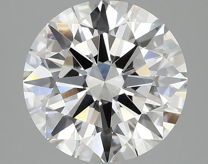 3.02 Carat Round Shaped Ideal Cut VVS2 IGI Certified Lab Grown Diamond