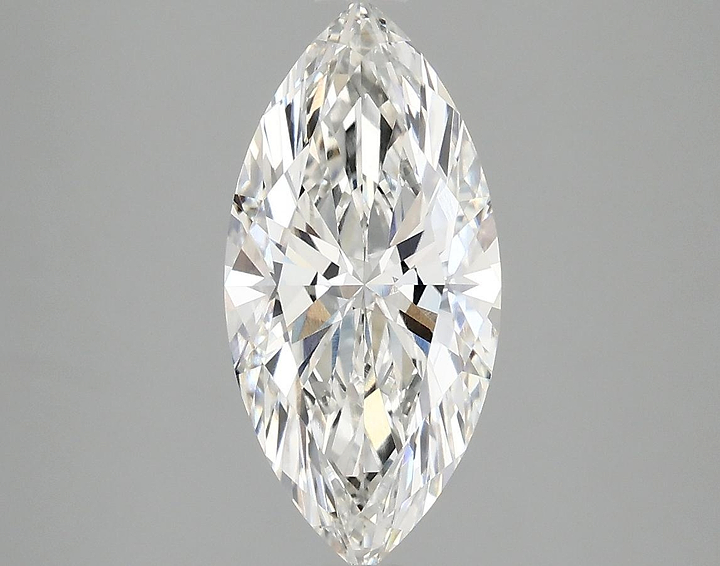 2.03 Carat Marquise Shaped Excellent Cut VVS1 IGI Certified Lab Grown Diamond