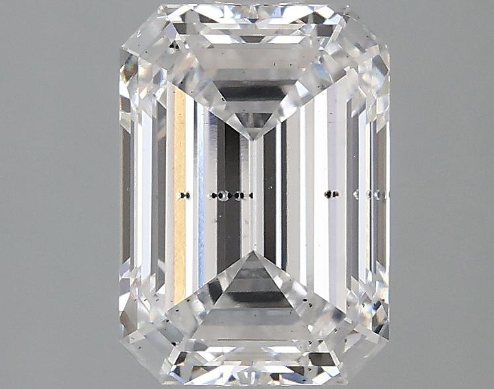 2.05 Carat Emerald Shaped Ideal Cut SI1 IGI Certified Lab Grown Diamond