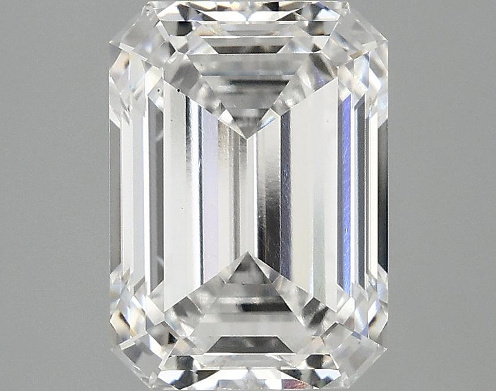 3.08 Carat Emerald Shaped Excellent Cut VS1 IGI Certified Lab Grown Diamond