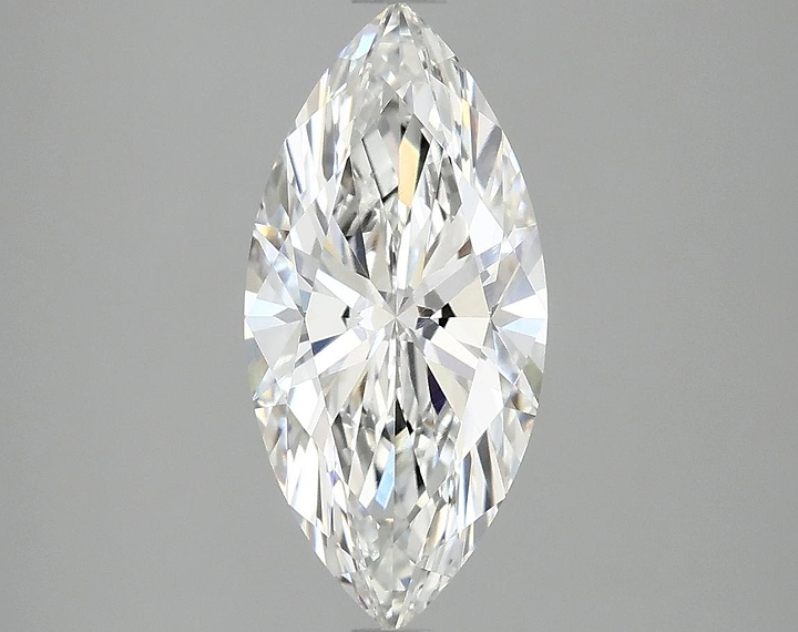 2.07 Carat Marquise Shaped Excellent Cut VVS2 IGI Certified Lab Grown Diamond