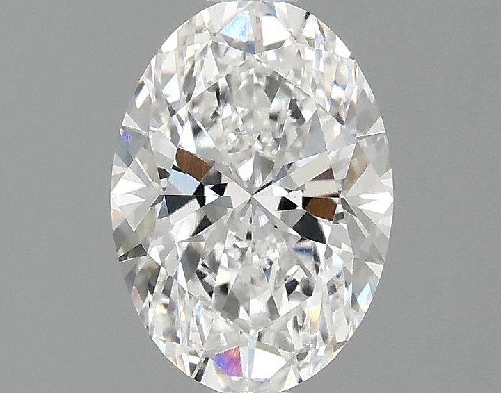 1.54 Carat Oval Shaped Ideal Cut VVS2 IGI Certified Lab Grown Diamond