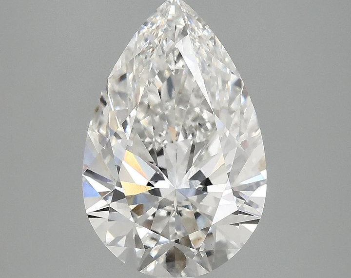 3.07 Carat Pear Shaped Excellent Cut VS1 IGI Certified Lab Grown Diamond
