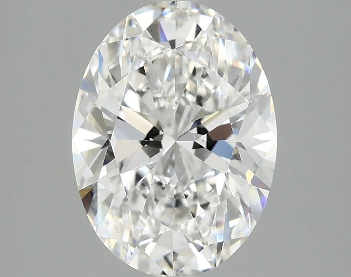2.5 Carat Oval Shaped Excellent Cut VVS2 IGI Certified Lab Grown Diamond