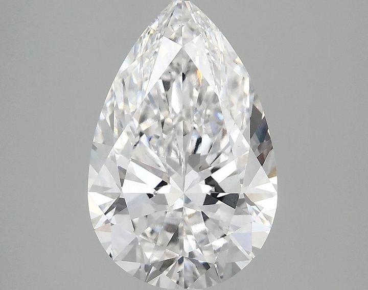 3.09 Carat Pear Shaped Ideal Cut VS1 IGI Certified Lab Grown Diamond