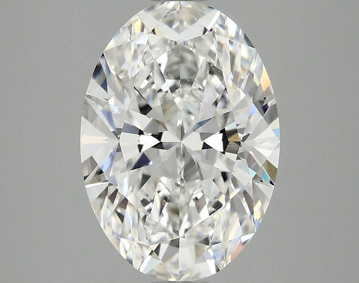 3.08 Carat Oval Shaped Ideal Cut VVS2 IGI Certified Lab Grown Diamond