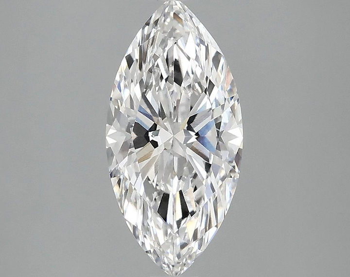 1.57 Carat Marquise Shaped Excellent Cut VVS2 IGI Certified Lab Grown Diamond