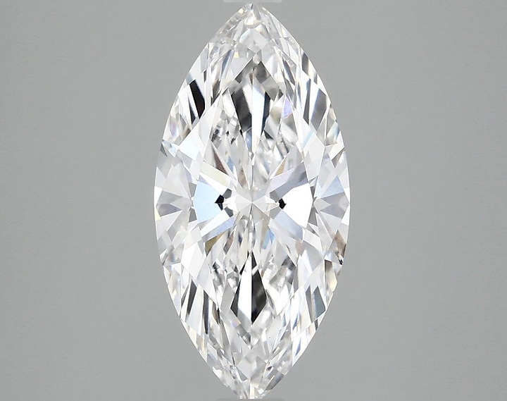 2.09 Carat Marquise Shaped Excellent Cut VVS2 IGI Certified Lab Grown Diamond