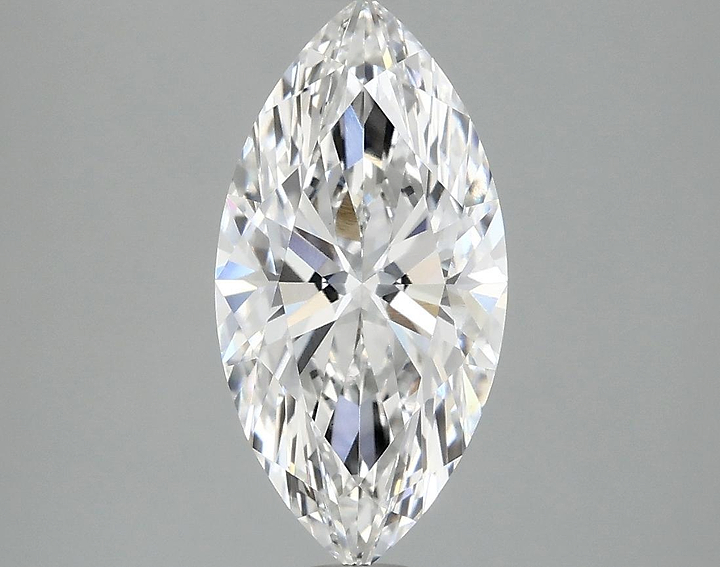 2.04 Carat Marquise Shaped Ideal Cut VVS2 IGI Certified Lab Grown Diamond