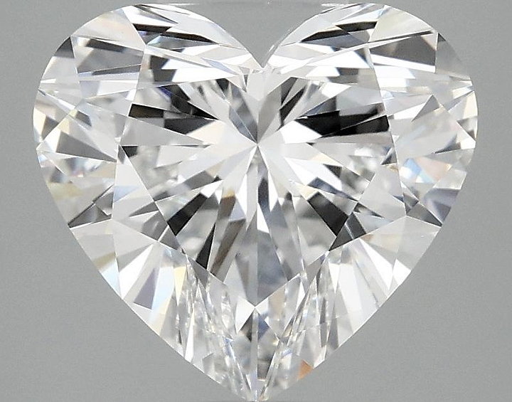 2.96 Carat Heart Shaped Ideal Cut VS1 IGI Certified Lab Grown Diamond