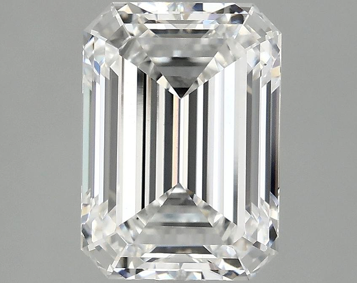 3.08 Carat Emerald Shaped Ideal Cut VS1 IGI Certified Lab Grown Diamond