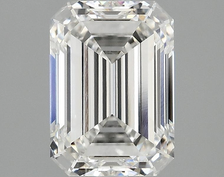 2.1 Carat Emerald Shaped Ideal Cut VVS2 IGI Certified Lab Grown Diamond