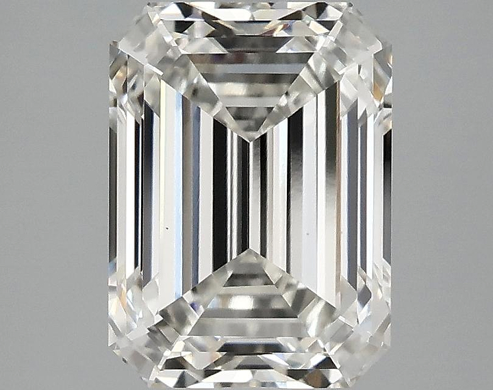 3.09 Carat Emerald Shaped Excellent Cut VS1 IGI Certified Lab Grown Diamond
