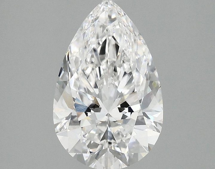 2.07 Carat Pear Shaped Ideal Cut VVS2 IGI Certified Lab Grown Diamond