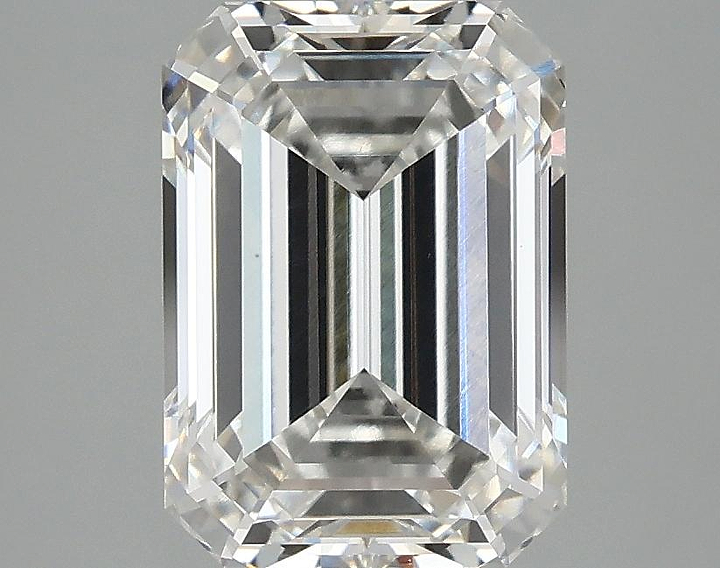 3.1 Carat Emerald Shaped Ideal Cut VVS2 IGI Certified Lab Grown Diamond