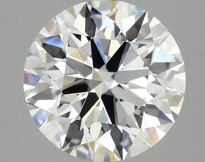 3.08 Carat Round Shaped Ideal Cut VVS2 IGI Certified Lab Grown Diamond