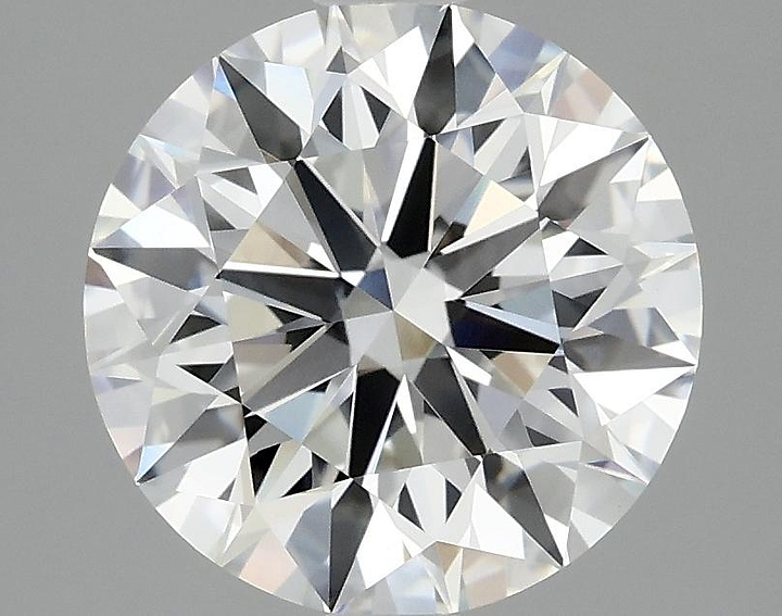 3.06 Carat Round Shaped Excellent Cut VVS2 IGI Certified Lab Grown Diamond