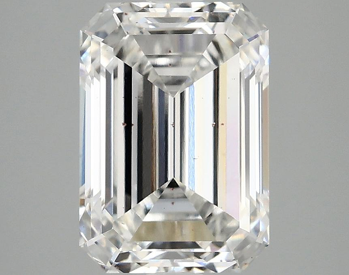 3.03 Carat Emerald Shaped Ideal Cut SI1 IGI Certified Lab Grown Diamond