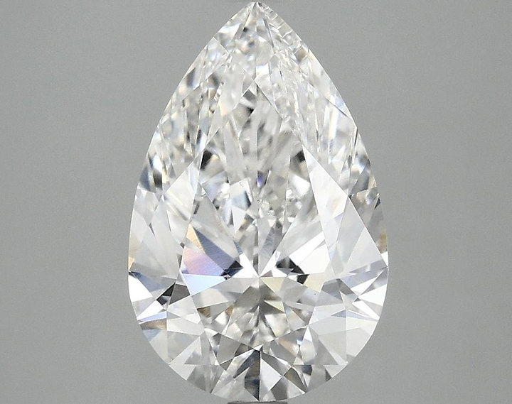3.09 Carat Pear Shaped Ideal Cut VS1 IGI Certified Lab Grown Diamond