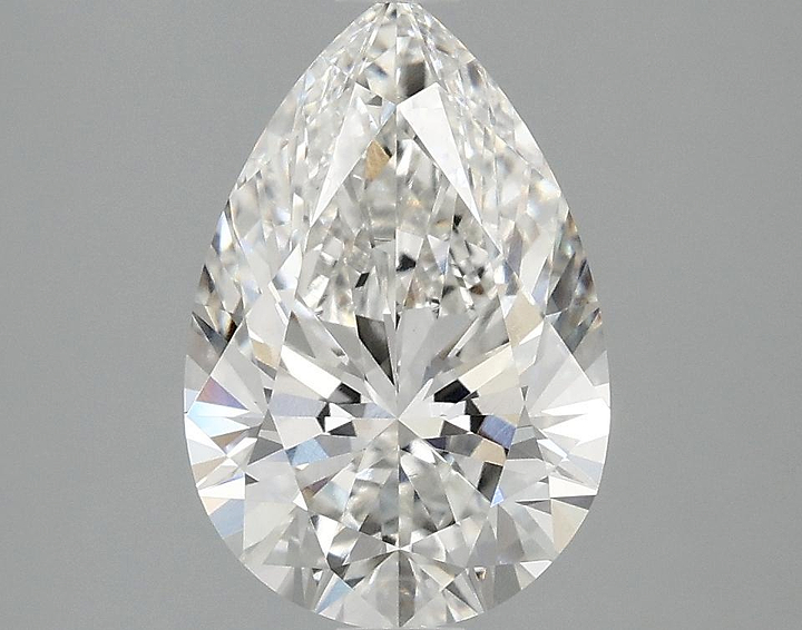 2.4 Carat Pear Shaped Excellent Cut VVS2 IGI Certified Lab Grown Diamond