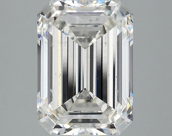 3.1 Carat Emerald Shaped Ideal Cut SI1 IGI Certified Lab Grown Diamond