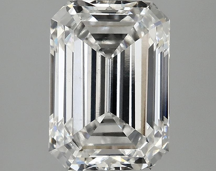 3.03 Carat Emerald Shaped Ideal Cut VS2 IGI Certified Lab Grown Diamond