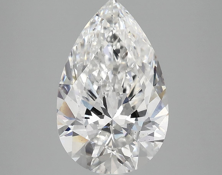 4.09 Carat Pear Shaped Ideal Cut SI1 IGI Certified Lab Grown Diamond