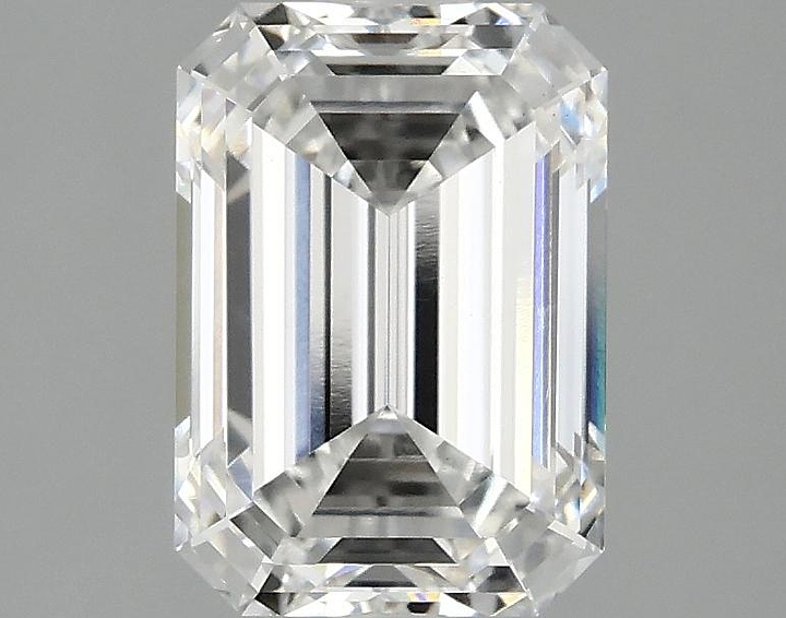 2.1 Carat Emerald Shaped Ideal Cut VS1 IGI Certified Lab Grown Diamond