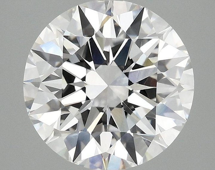 3.08 Carat Round Shaped Excellent Cut VVS2 IGI Certified Lab Grown Diamond