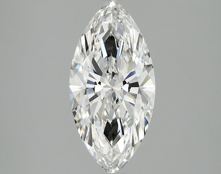 2.09 Carat Marquise Shaped Excellent Cut VVS2 IGI Certified Lab Grown Diamond