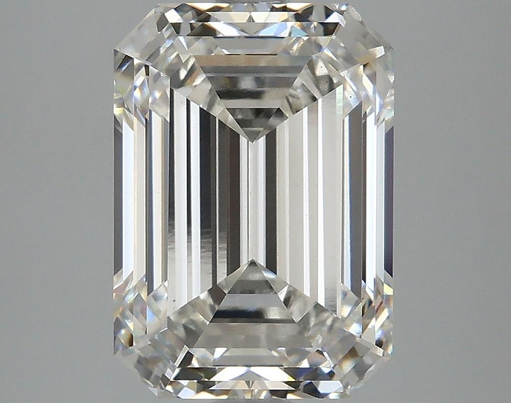 4.8 Carat Emerald Shaped Ideal Cut VS2 IGI Certified Lab Grown Diamond
