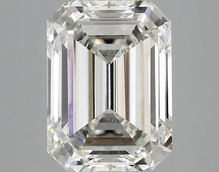 2.96 Carat Emerald Shaped Excellent Cut VS1 IGI Certified Lab Grown Diamond