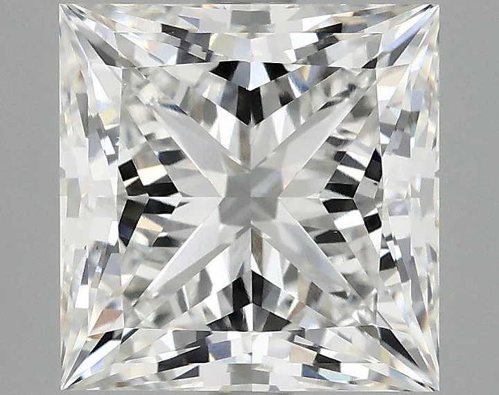 4.04 Carat Princess Shaped Ideal Cut VS1 IGI Certified Lab Grown Diamond