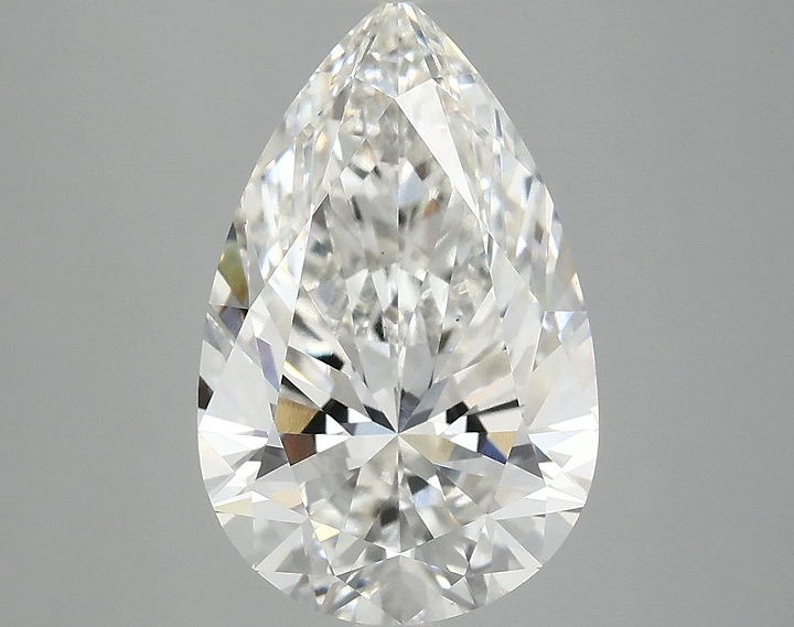 4.02 Carat Pear Shaped Ideal Cut VS1 IGI Certified Lab Grown Diamond