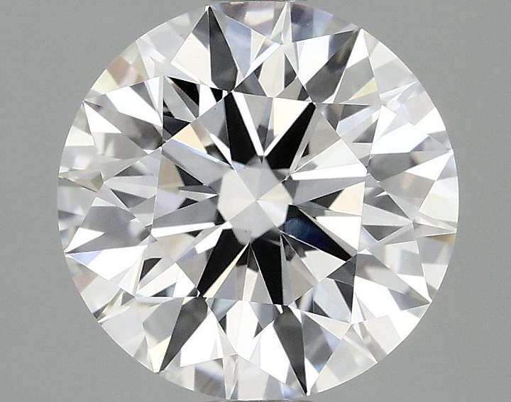 3.07 Carat Round Shaped Ideal Cut VVS2 IGI Certified Lab Grown Diamond