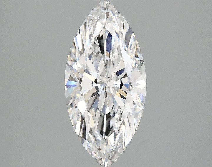 2.01 Carat Marquise Shaped Excellent Cut VVS2 IGI Certified Lab Grown Diamond