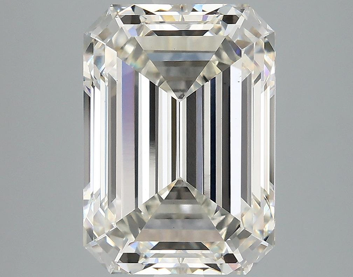 5.1 Carat Emerald Shaped Ideal Cut VS1 IGI Certified Lab Grown Diamond