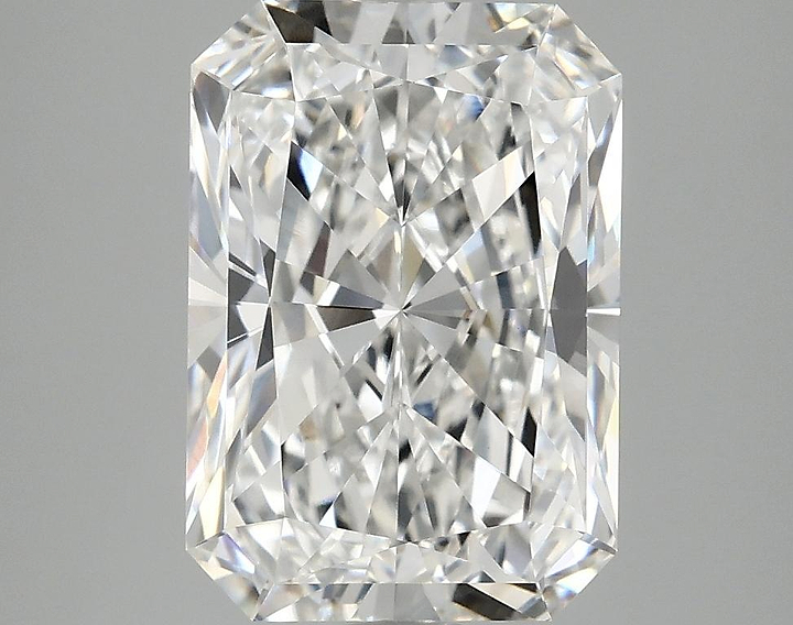 4.1 Carat Radiant Shaped Ideal Cut VVS2 IGI Certified Lab Grown Diamond