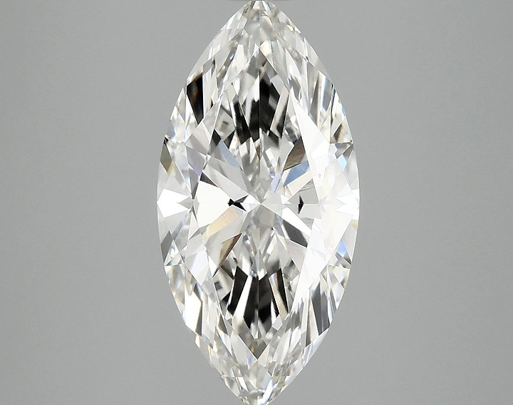 3.02 Carat Marquise Shaped Excellent Cut VVS2 IGI Certified Lab Grown Diamond