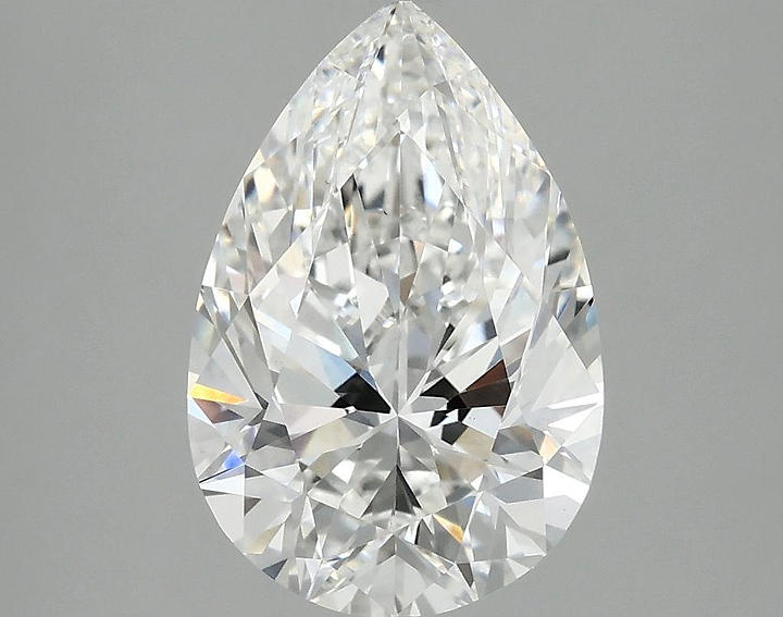 3.07 Carat Pear Shaped Excellent Cut VS1 IGI Certified Lab Grown Diamond
