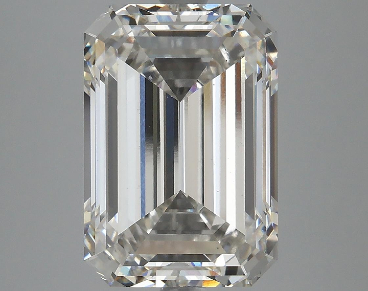 6.34 Carat Emerald Shaped Ideal Cut VS1 IGI Certified Lab Grown Diamond