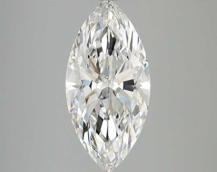 3.07 Carat Marquise Shaped Excellent Cut VVS2 IGI Certified Lab Grown Diamond