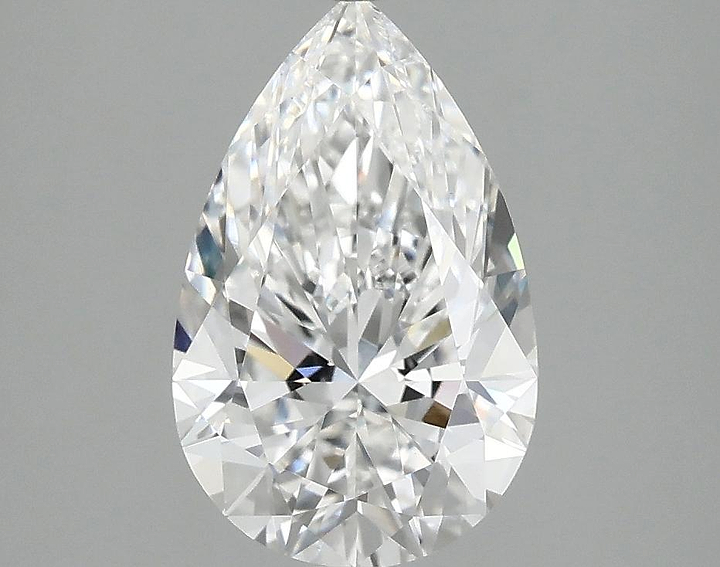2.04 Carat Pear Shaped Ideal Cut VVS2 IGI Certified Lab Grown Diamond