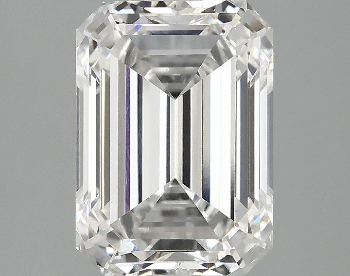 3.09 Carat Emerald Shaped Ideal Cut VVS2 IGI Certified Lab Grown Diamond