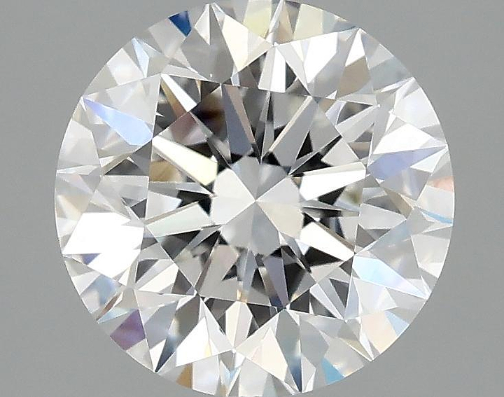 2.55 Carat Round Shaped Excellent Cut VVS2 IGI Certified Lab Grown Diamond