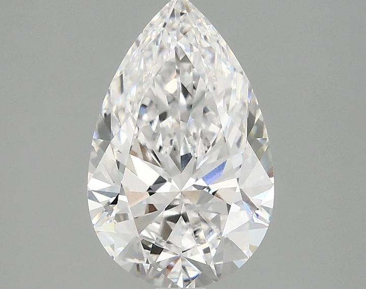 2.02 Carat Pear Shaped Ideal Cut VVS2 IGI Certified Lab Grown Diamond