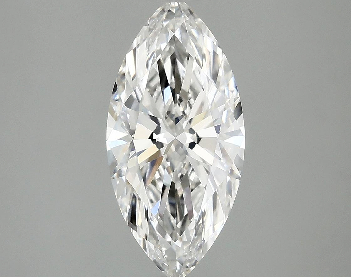 1.84 Carat Marquise Shaped Excellent Cut VVS2 IGI Certified Lab Grown Diamond