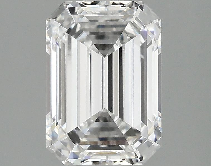 2.06 Carat Emerald Shaped Ideal Cut VVS2 IGI Certified Lab Grown Diamond