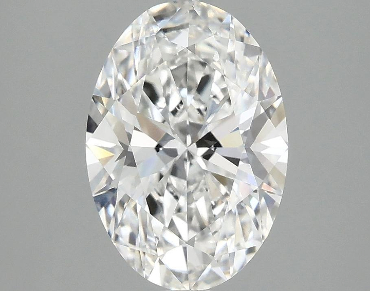 2.05 Carat Oval Shaped Ideal Cut VVS2 IGI Certified Lab Grown Diamond